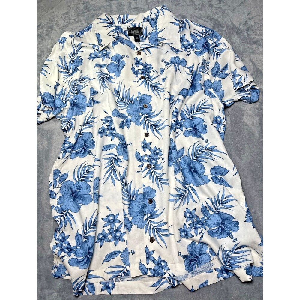 Steve & Barry mens short sleeve button up hawaiian XXL party vacation travel